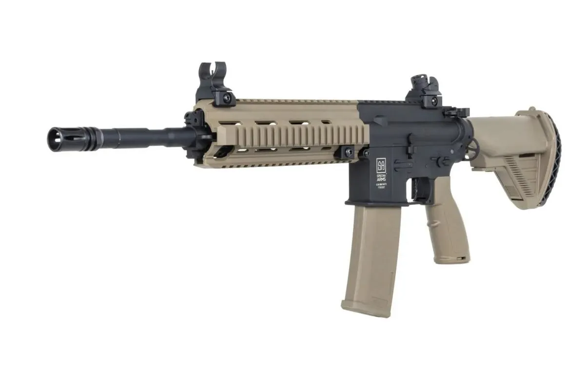 Specna Arms SA-FH07 Flex Gen.2 mit HAL ETU u. Mosfet Half-Tan 0,5 Joule AEG ab 14J